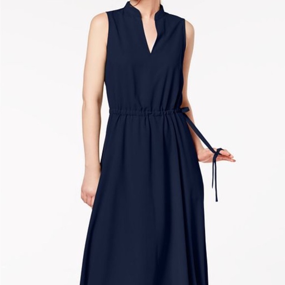 Anne Klein Royal Blue Midi Dress SIZE 2 - Picture 2 of 8